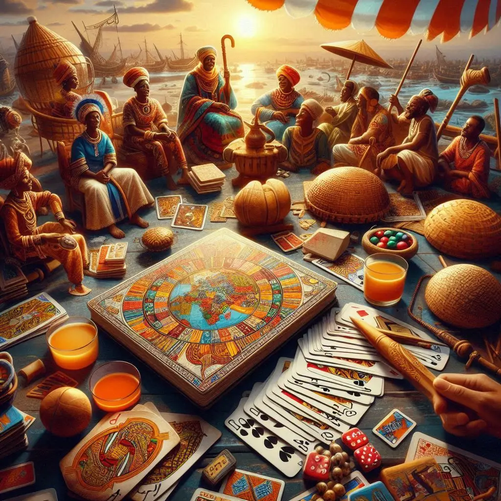 African card games are not relics of the past. They are: